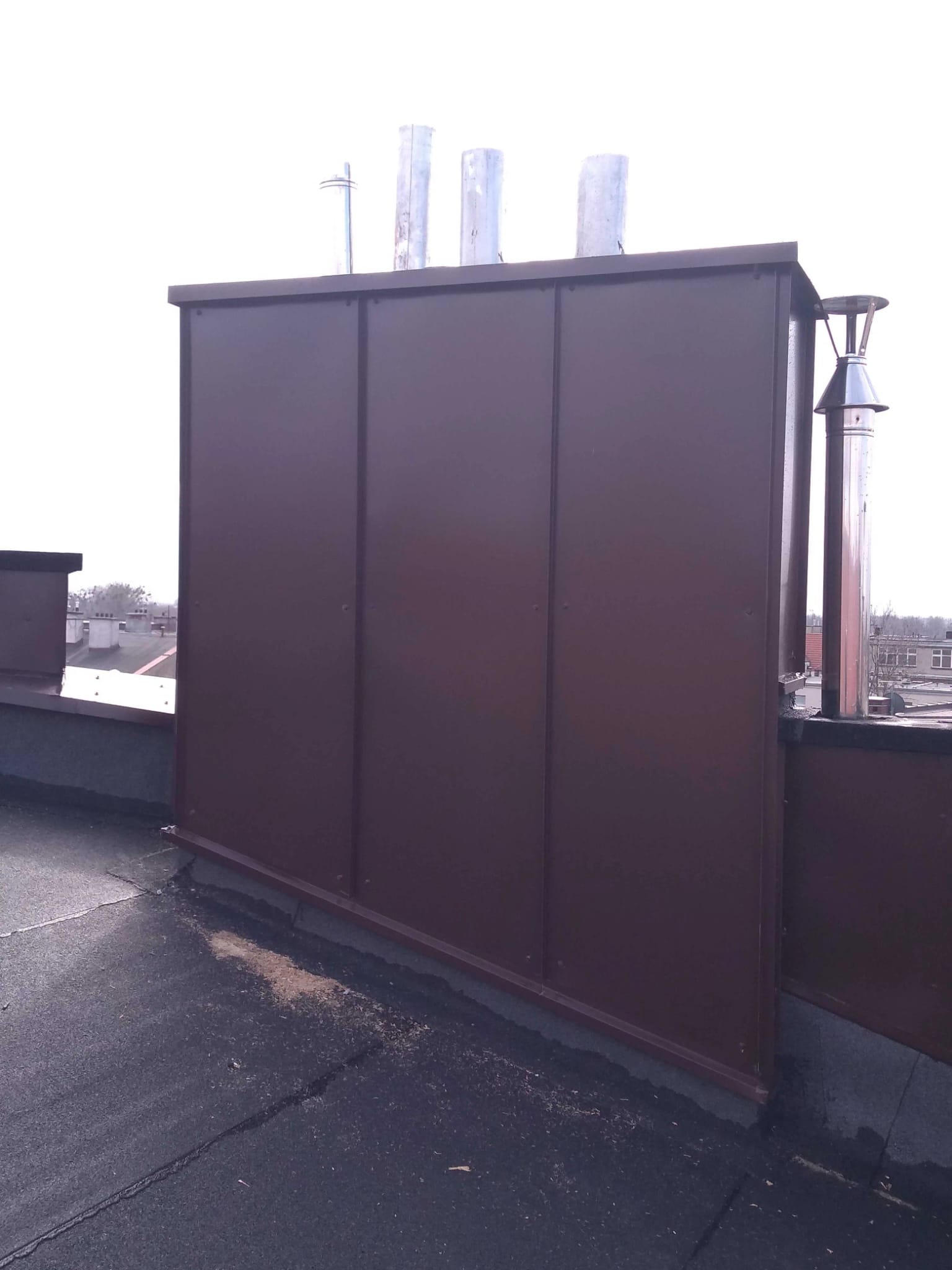 Komin - obudowa blacha