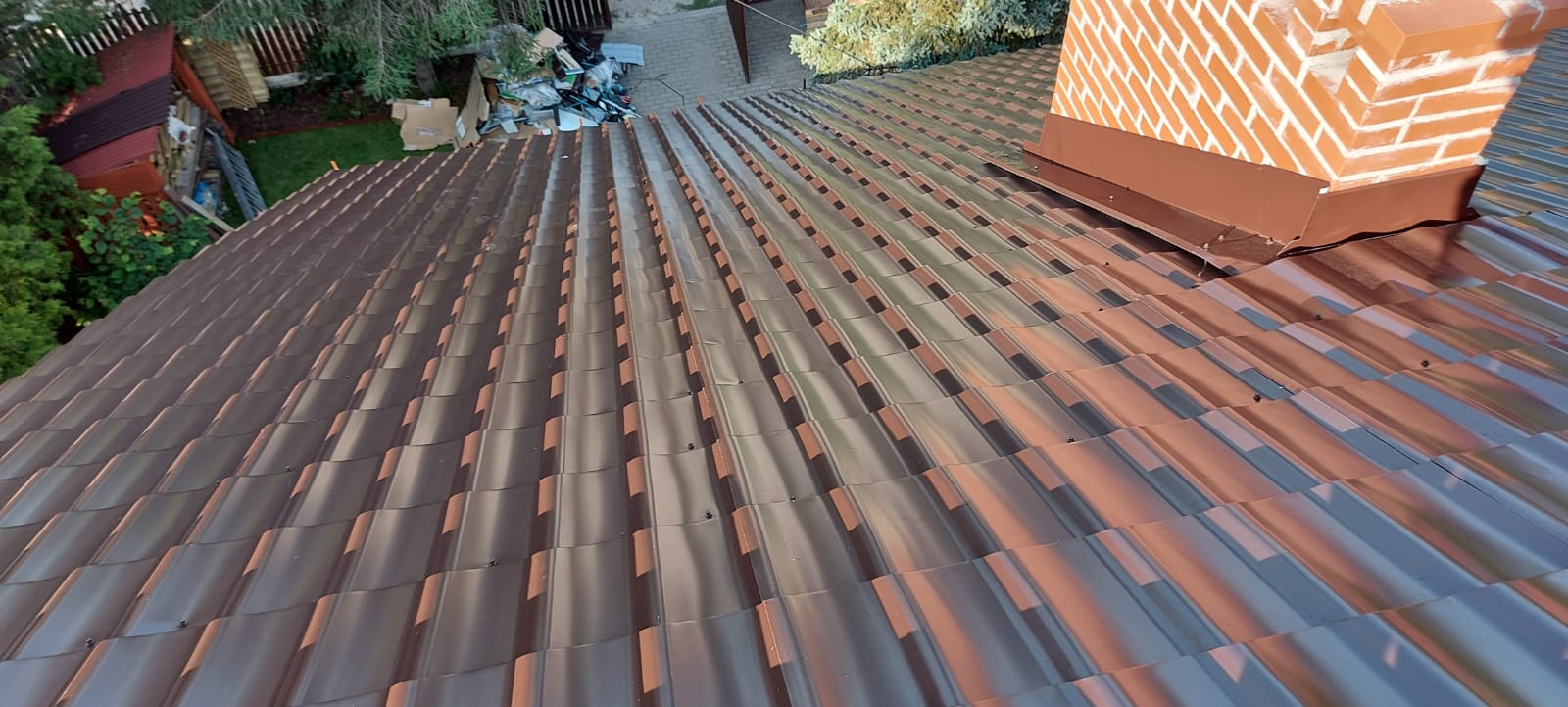 Pokrycie blacha dachówka